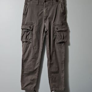 American Eagle Outfitters Men's Cargo Pants - Gray Size 30x34